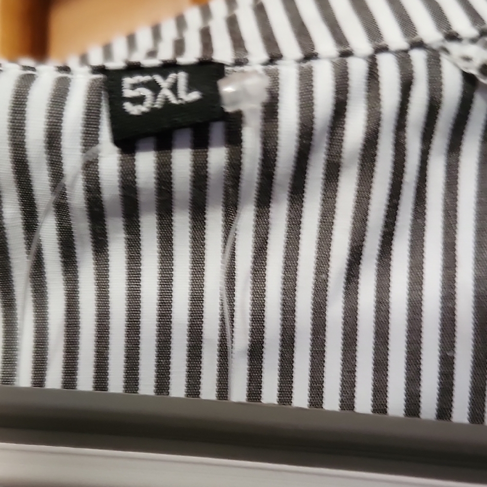 Striped Button-Up Blouse - Picture 2 of 11